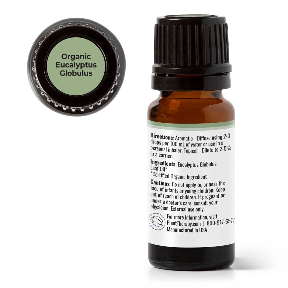 Organic Eucalyptus Globulus Essential Oil (10mL) - HER Home Design Boutique